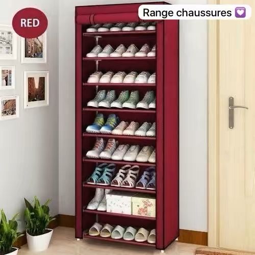 Rangement chaussures en tissu 27 paires
