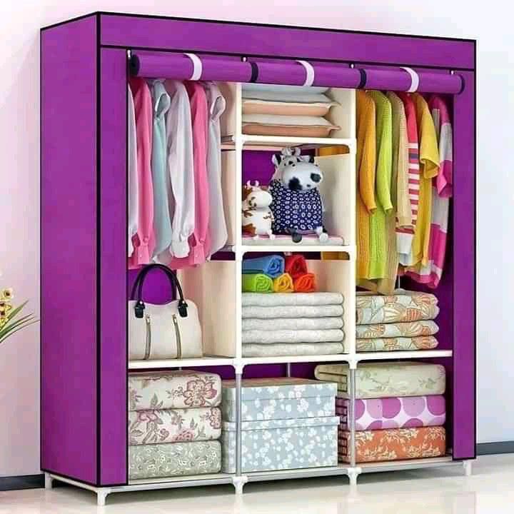 Armoire 3 Battants en tissu