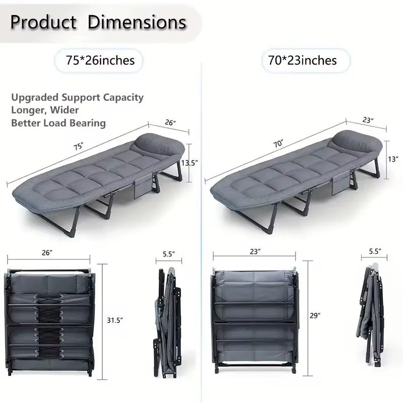 Chaise pliable avec lit