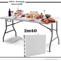 Table drèssage pliable 2m40