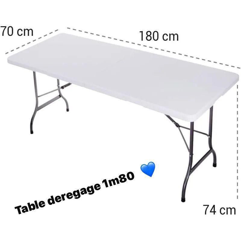 Table dressage pliable 1m80