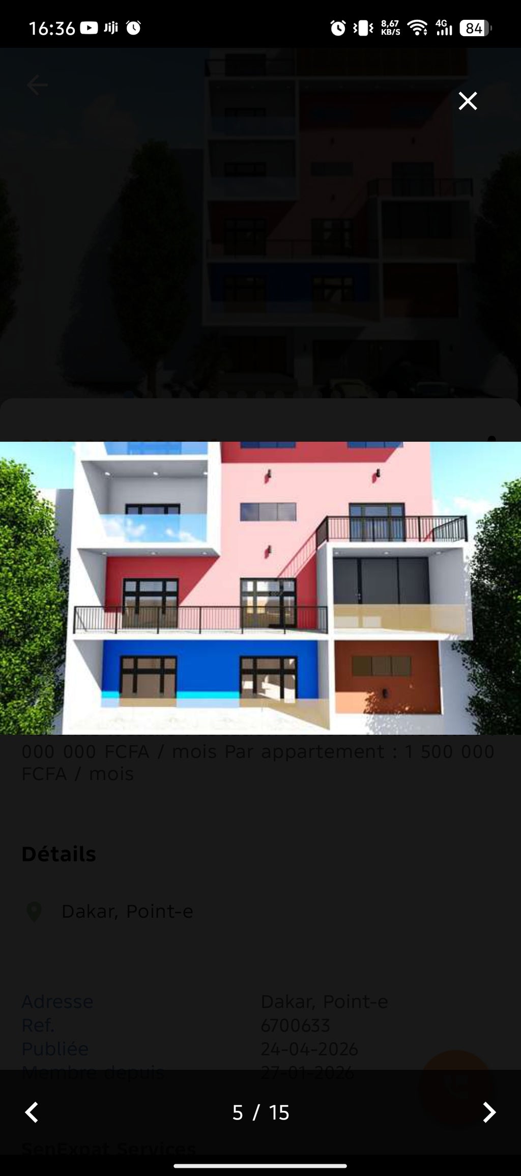 Immeuble à vendre – Point E (à proximité de la police)
Idéalement situé au Point E, à proximité immédiate de la police, cet immeuble représente une excellente opportunité d’investissement.
 Prix de vente : 2 FCFA
(Légèrement négociable jusqu’à 1 FCFA)
 Re