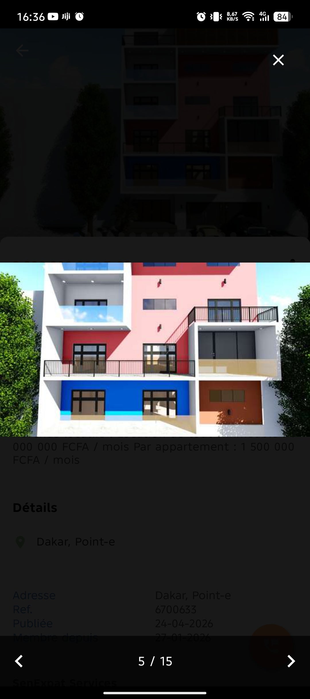 Immeuble à vendre – Point E (à proximité de la police)
Idéalement situé au Point E, à proximité immédiate de la police, cet immeuble représente une excellente opportunité d’investissement.
 Prix de vente : 2 FCFA
(Légèrement négociable jusqu’à 1 FCFA)
 Re