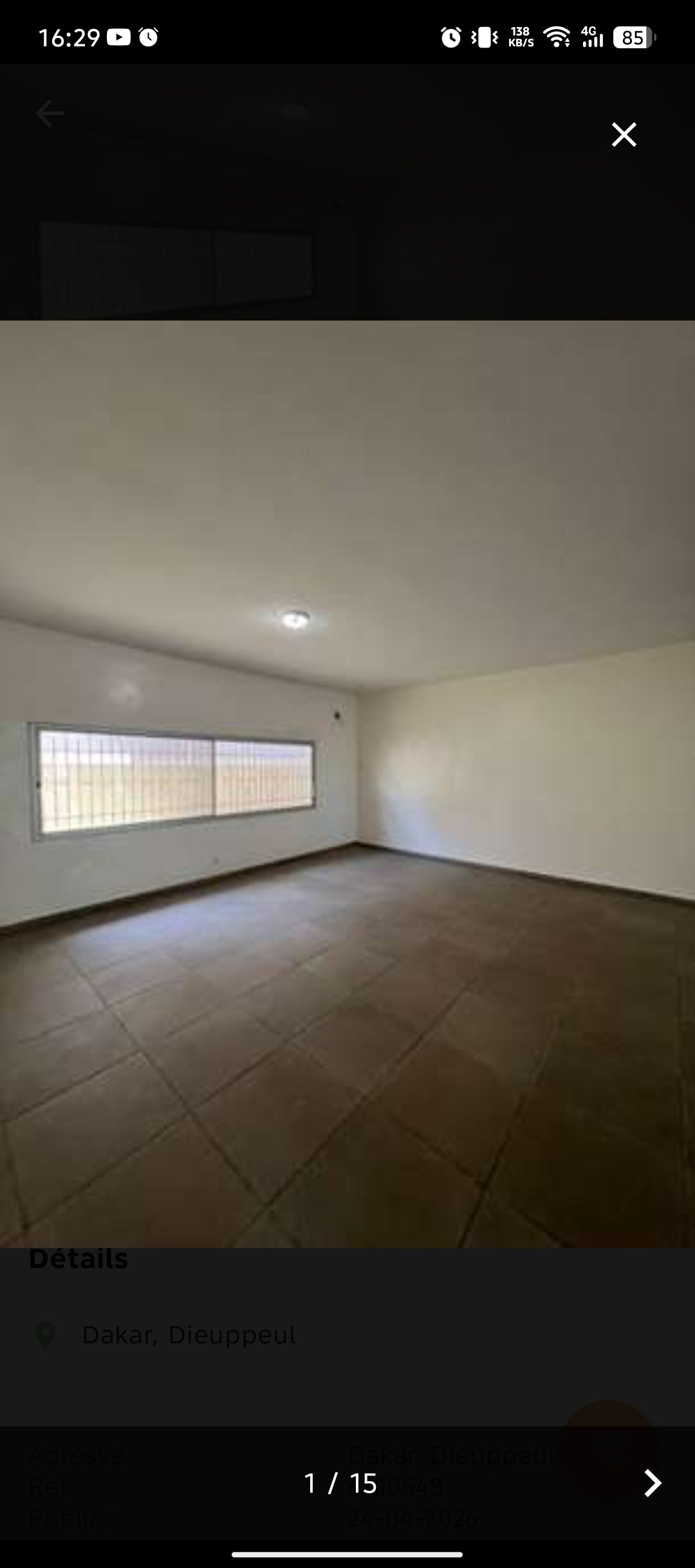 Villa R+1 à vendre – Point E (location possible)
Située dans le quartier prisé de Point E, cette belle villa R+1 offre un cadre de vie confortable et fonctionnel.
 Au rez-de-chaussée :
Un séjour spacieux
Une cuisine avec rangements
Une buanderie
Une dépen