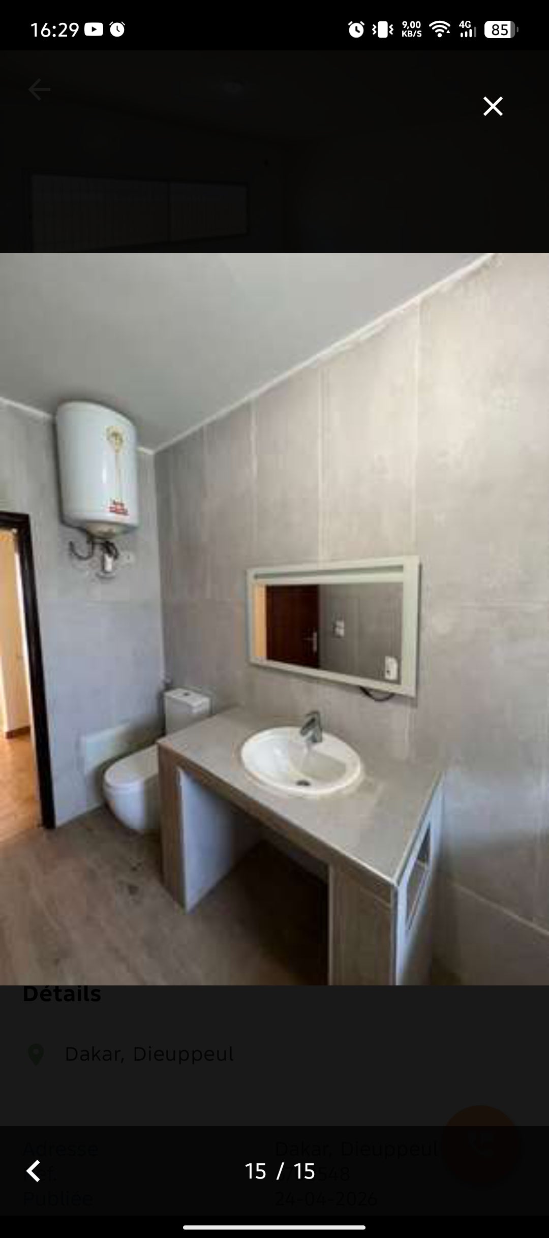 Villa R+1 à vendre – Point E (location possible)
Située dans le quartier prisé de Point E, cette belle villa R+1 offre un cadre de vie confortable et fonctionnel.
 Au rez-de-chaussée :
Un séjour spacieux
Une cuisine avec rangements
Une buanderie
Une dépen