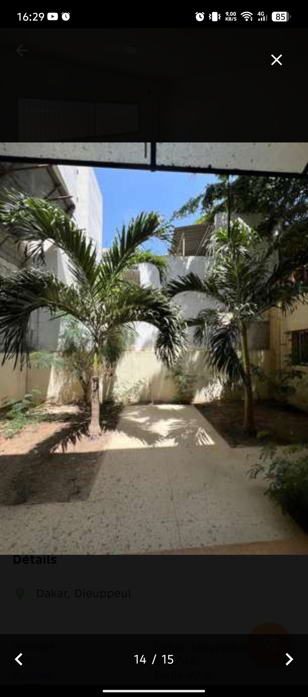 Villa R+1 à vendre – Point E (location possible)
Située dans le quartier prisé de Point E, cette belle villa R+1 offre un cadre de vie confortable et fonctionnel.
 Au rez-de-chaussée :
Un séjour spacieux
Une cuisine avec rangements
Une buanderie
Une dépen