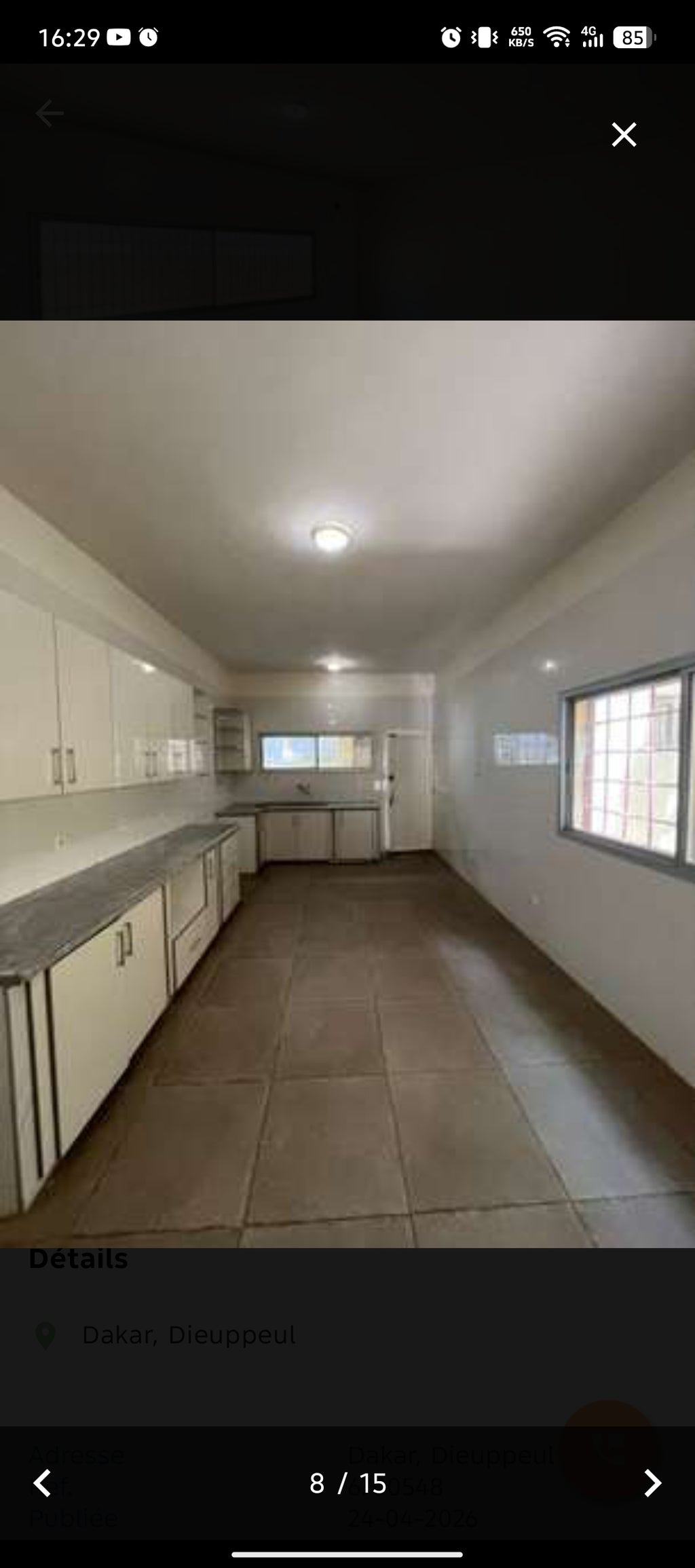Villa R+1 à vendre – Point E (location possible)
Située dans le quartier prisé de Point E, cette belle villa R+1 offre un cadre de vie confortable et fonctionnel.
 Au rez-de-chaussée :
Un séjour spacieux
Une cuisine avec rangements
Une buanderie
Une dépen