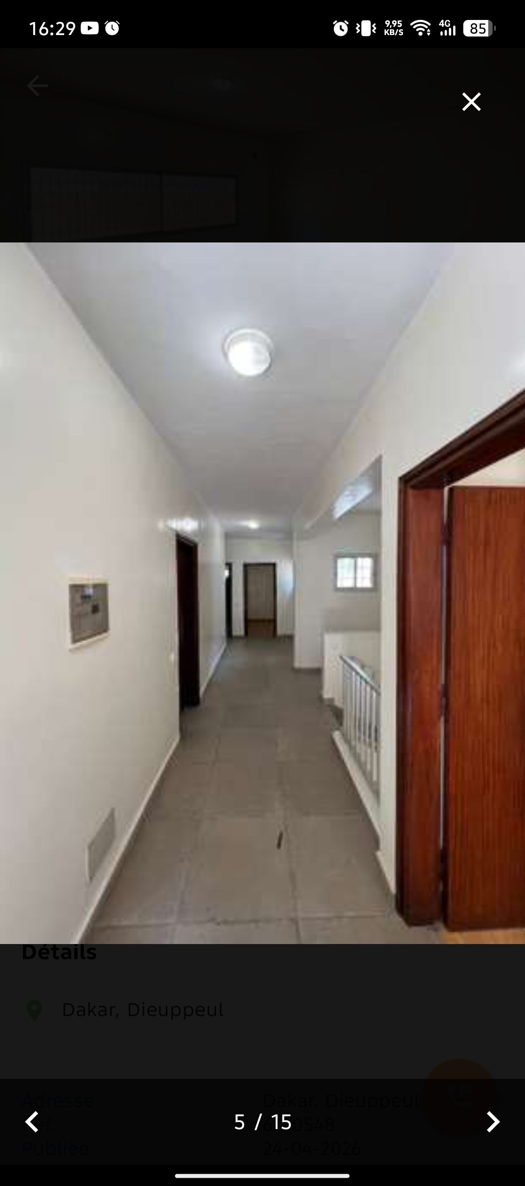 Villa R+1 à vendre – Point E (location possible)
Située dans le quartier prisé de Point E, cette belle villa R+1 offre un cadre de vie confortable et fonctionnel.
 Au rez-de-chaussée :
Un séjour spacieux
Une cuisine avec rangements
Une buanderie
Une dépen