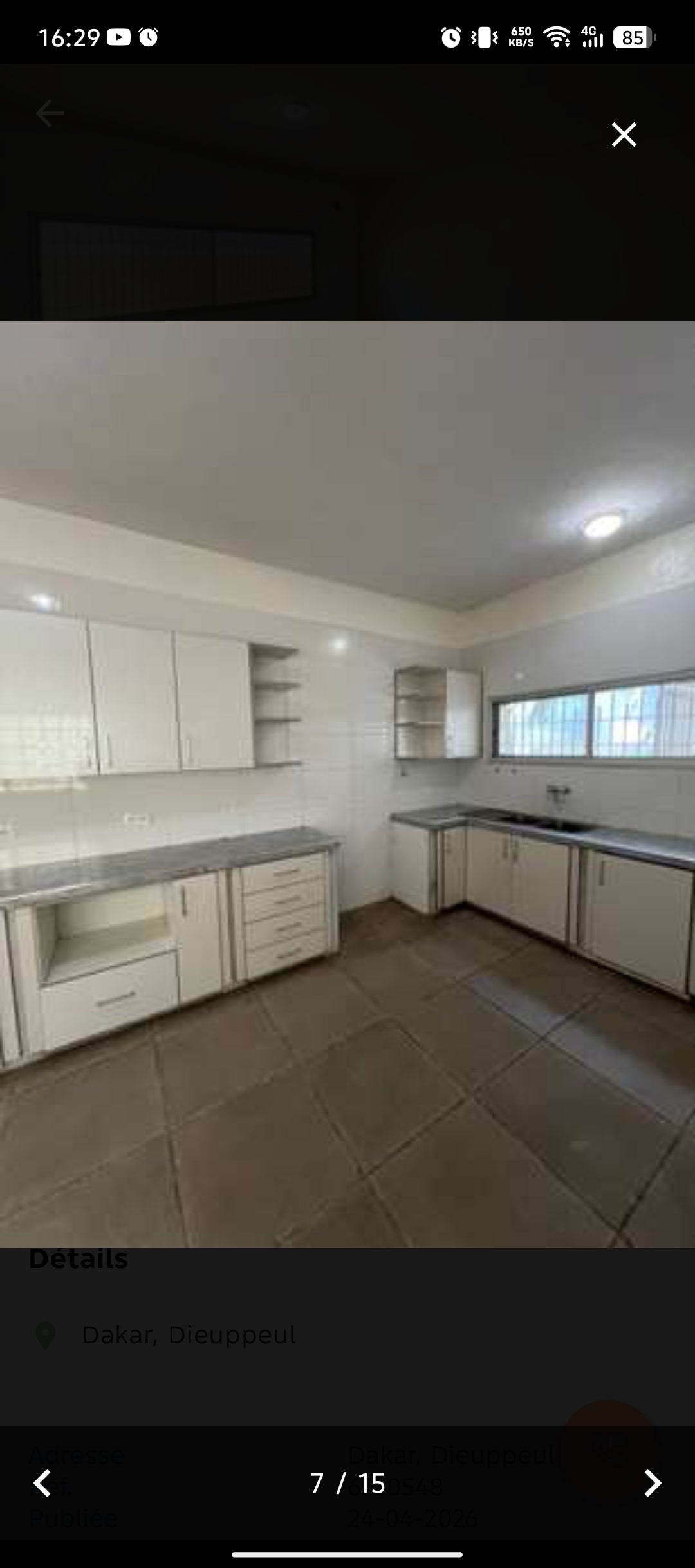 Villa R+1 à vendre – Point E (location possible)
Située dans le quartier prisé de Point E, cette belle villa R+1 offre un cadre de vie confortable et fonctionnel.
 Au rez-de-chaussée :
Un séjour spacieux
Une cuisine avec rangements
Une buanderie
Une dépen