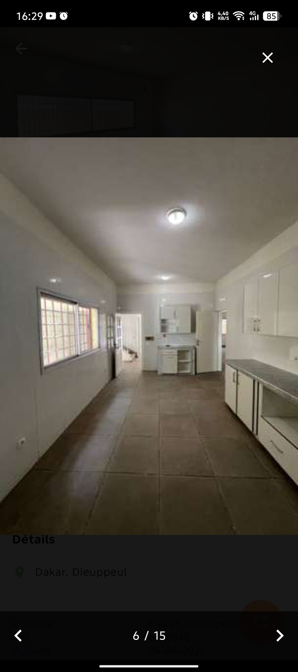 Villa R+1 à vendre – Point E (location possible)
Située dans le quartier prisé de Point E, cette belle villa R+1 offre un cadre de vie confortable et fonctionnel.
 Au rez-de-chaussée :
Un séjour spacieux
Une cuisine avec rangements
Une buanderie
Une dépen