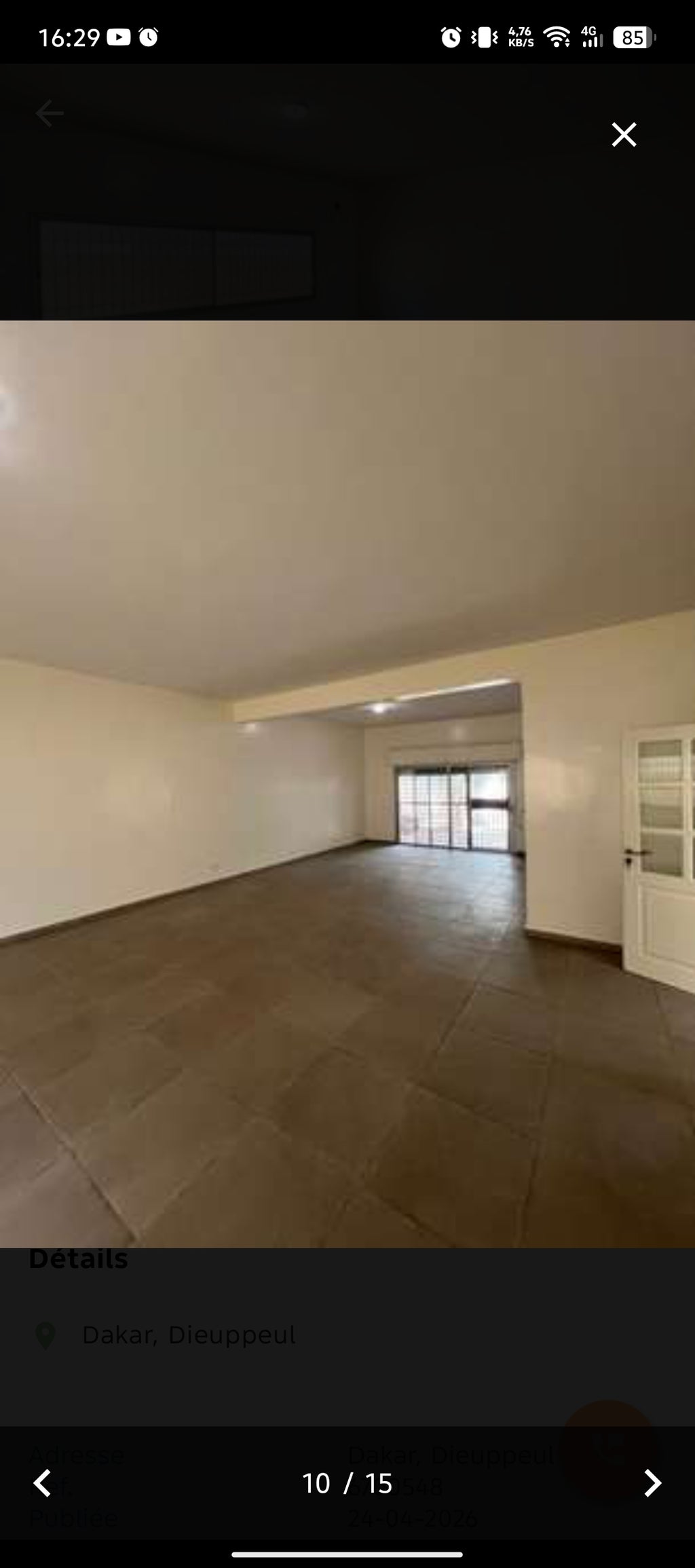 Villa R+1 à vendre – Point E (location possible)
Située dans le quartier prisé de Point E, cette belle villa R+1 offre un cadre de vie confortable et fonctionnel.
 Au rez-de-chaussée :
Un séjour spacieux
Une cuisine avec rangements
Une buanderie
Une dépen