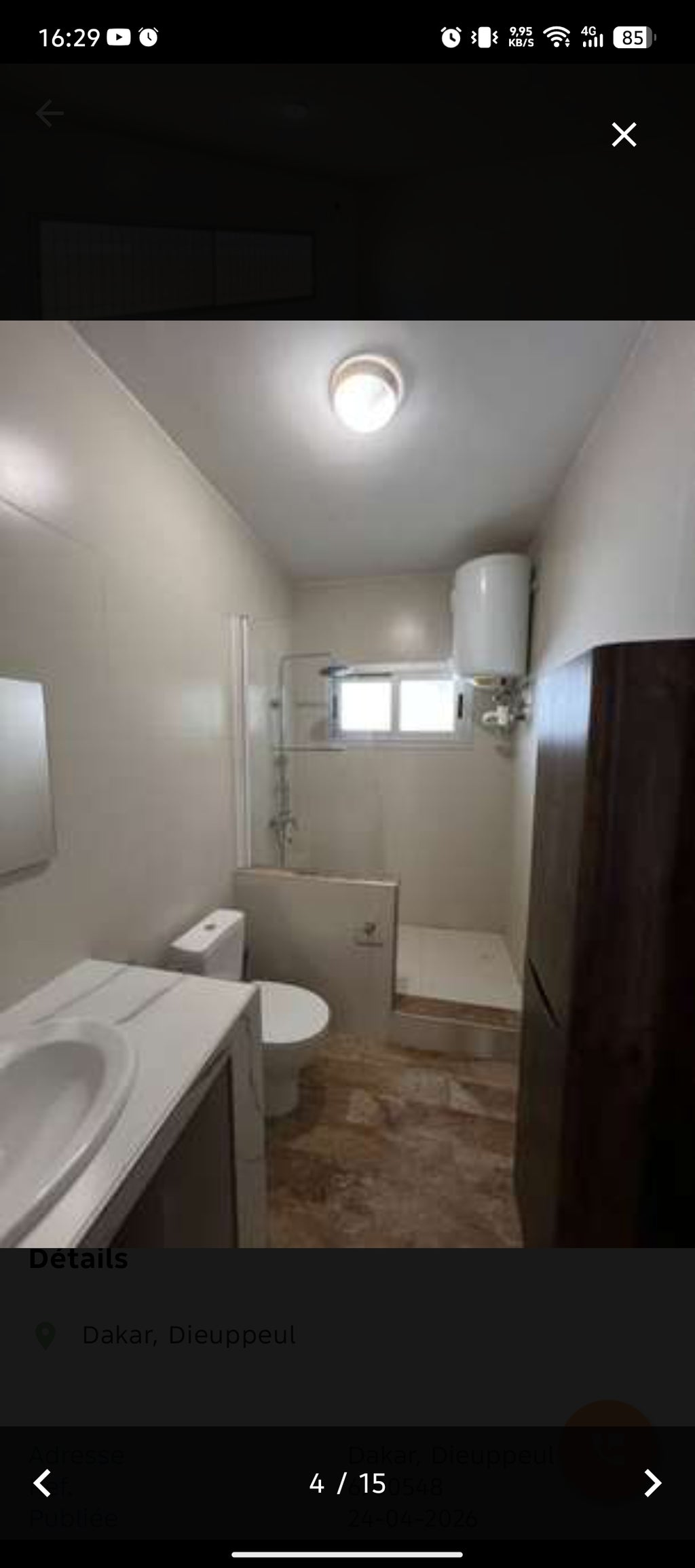 Villa R+1 à vendre – Point E (location possible)
Située dans le quartier prisé de Point E, cette belle villa R+1 offre un cadre de vie confortable et fonctionnel.
 Au rez-de-chaussée :
Un séjour spacieux
Une cuisine avec rangements
Une buanderie
Une dépen