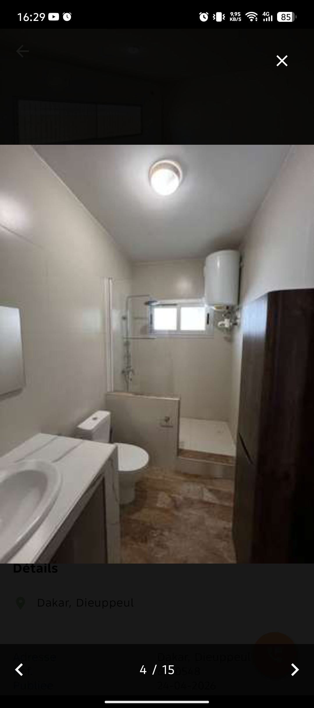 Villa R+1 à vendre – Point E (location possible)
Située dans le quartier prisé de Point E, cette belle villa R+1 offre un cadre de vie confortable et fonctionnel.
 Au rez-de-chaussée :
Un séjour spacieux
Une cuisine avec rangements
Une buanderie
Une dépen