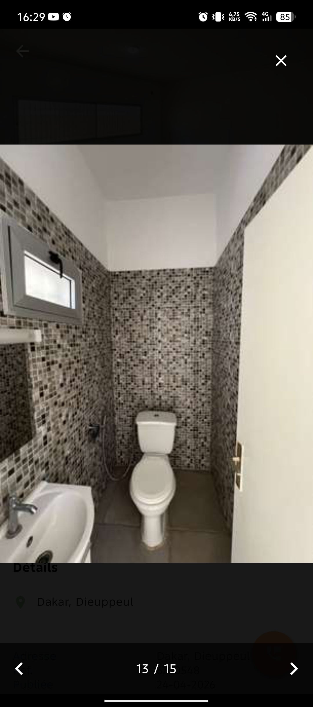 Villa R+1 à vendre – Point E (location possible)
Située dans le quartier prisé de Point E, cette belle villa R+1 offre un cadre de vie confortable et fonctionnel.
 Au rez-de-chaussée :
Un séjour spacieux
Une cuisine avec rangements
Une buanderie
Une dépen